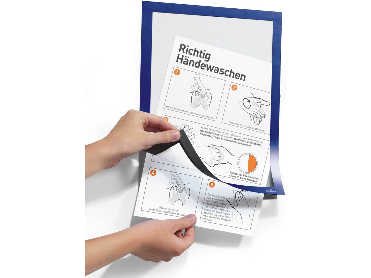 DURABLE Duraframe A4 489907 dunkelblau (4005546406022)