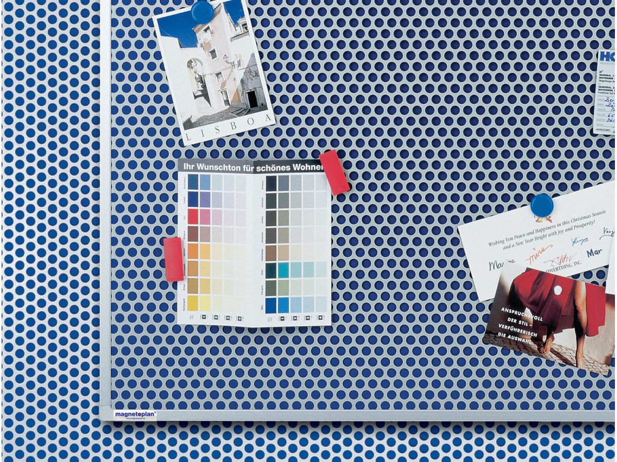 MAGNETOPLAN Rechteck-Magnethalter 1665106 rot 10 Stk. (4013695011172)