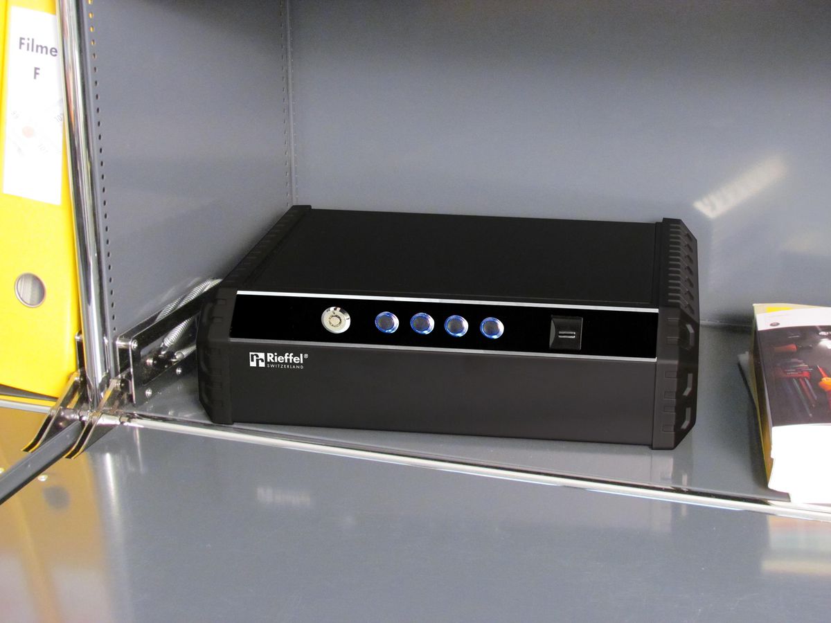 RIEFFEL SWITZERLAND Tresor MiniSafe 370x275x100mm MINISAFE E mit Elektronischem Schloss (7630010416169)