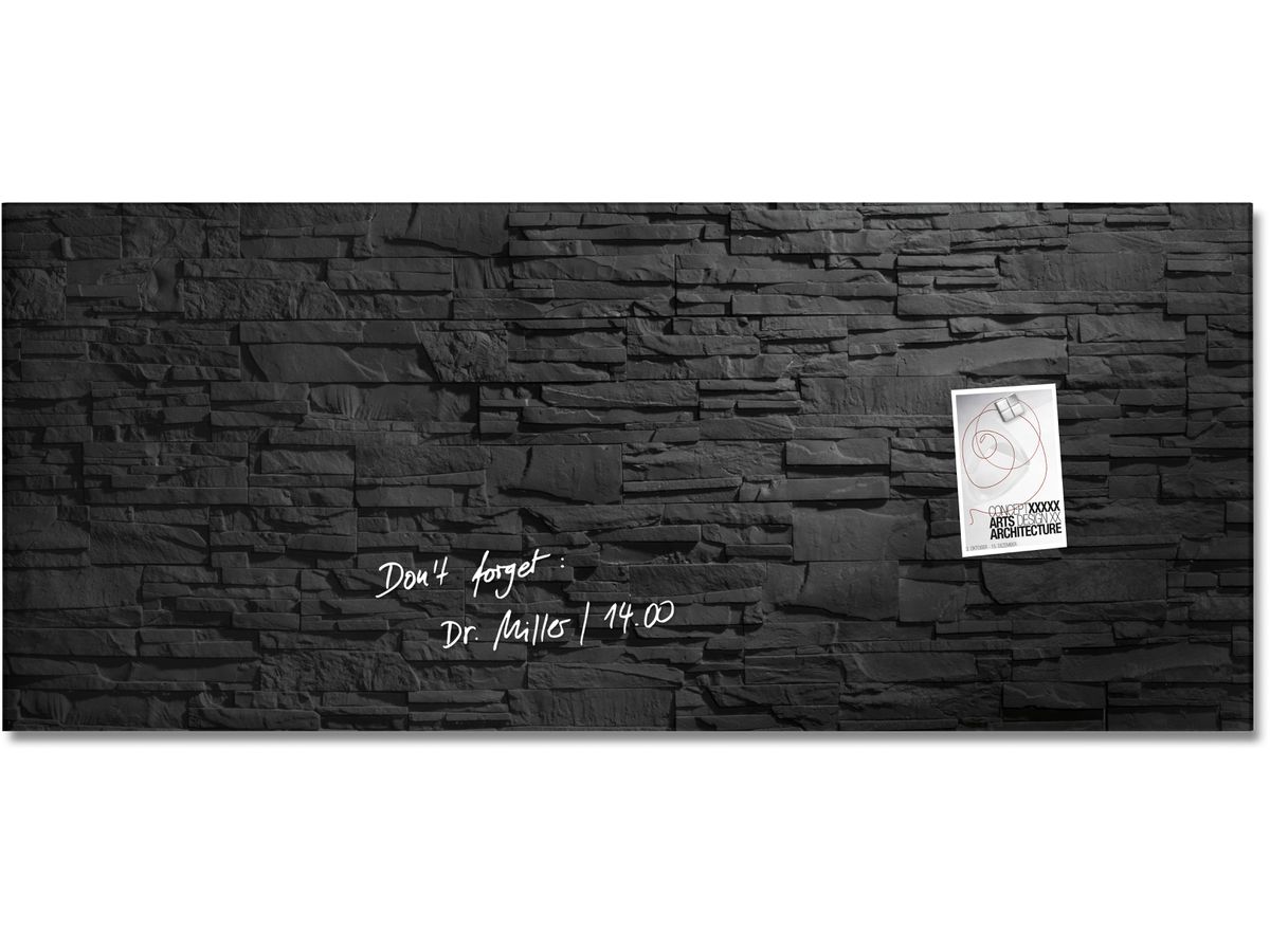 SIGEL Glass Calamitaboard GL249 ardesia 1300x550x15mm (4004360849886)