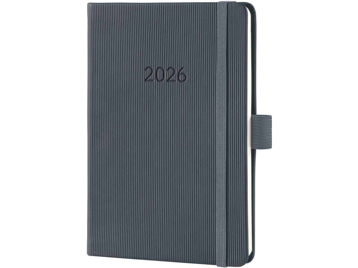 CONCEPTUM Calendario settimanale 2026 C2667 1S/2P grigio scuro 10.8x15.1cm (4004360772962)