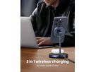 UGREEN Magnetic Wirelss Charger 45382 2-in-1 Qi2 25W, Black (6941876243822)