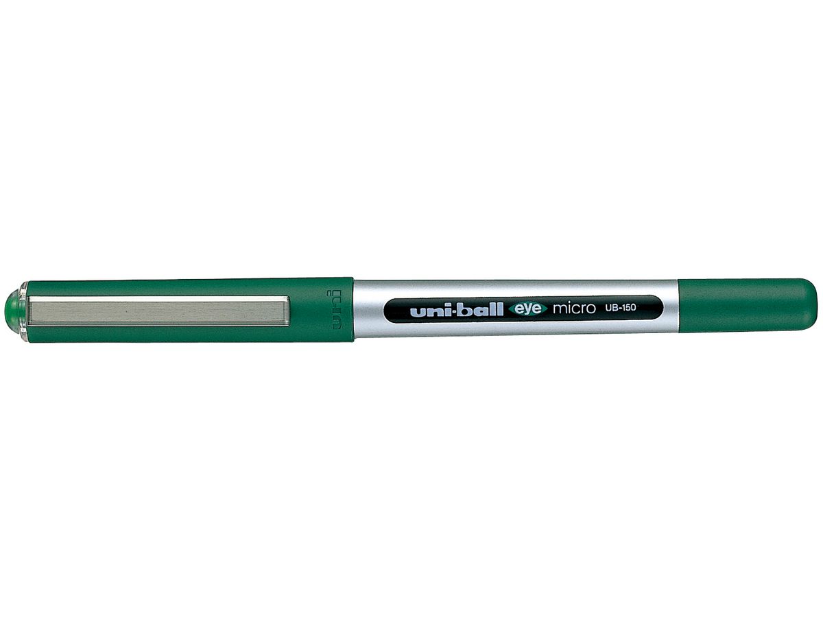 UNI-BALL Gel Roller Eye-Micro 0.5mm UB-150 GREEN vert (4902778597378)