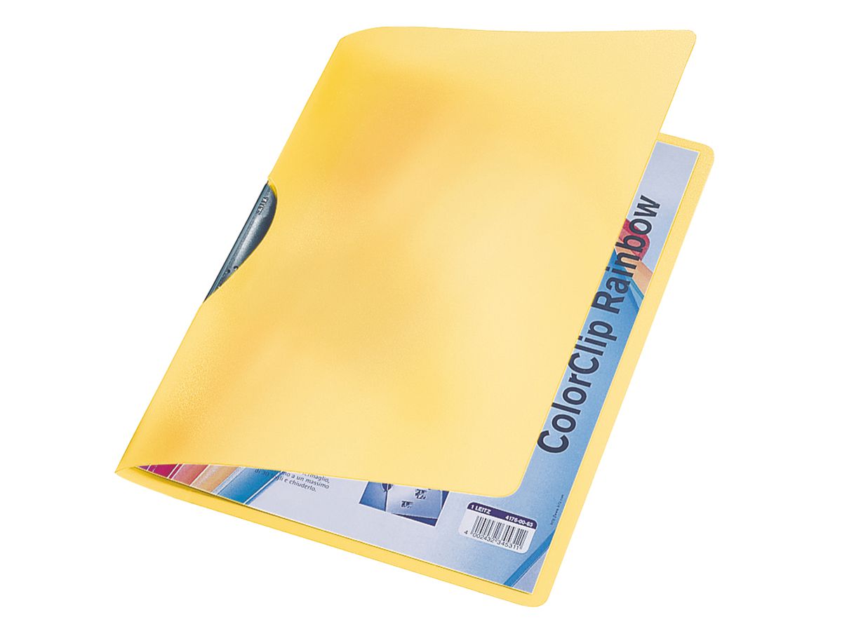 LEITZ Color Clip Rainbow A4 41760015 jaune (4002432345267)