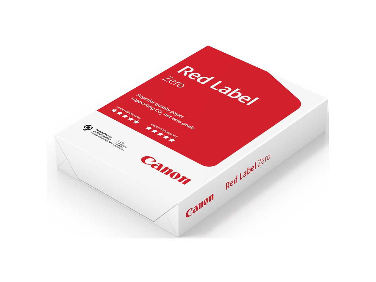 CANON Kopierpapier Red Label zero A4 97006354 80g, weiss 500 Blatt (8713878134419)
