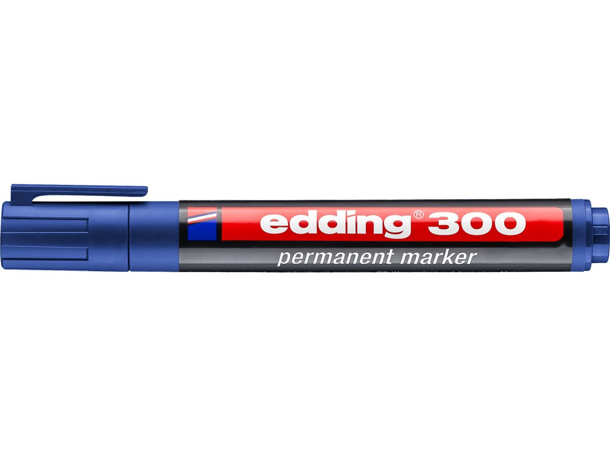EDDING Permanent Marker 300 1,5-3mm 300-3 bleu (4004764390588)
