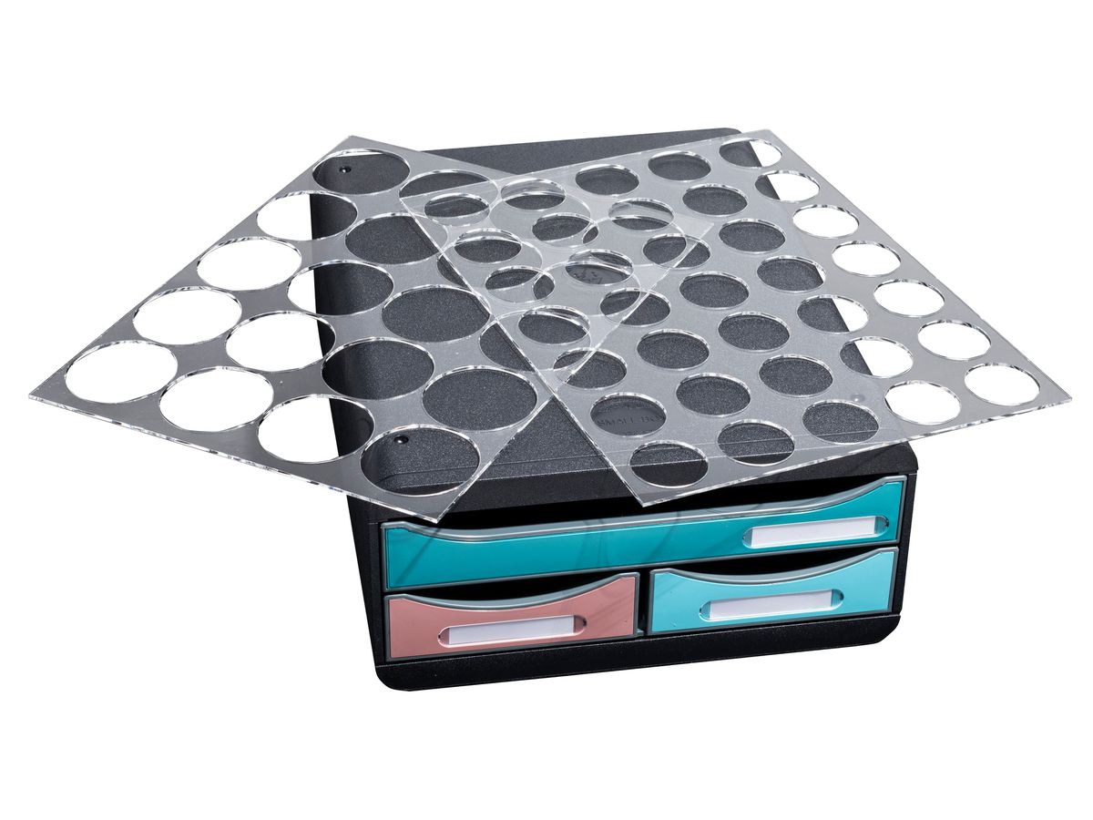 EXACOMPTA Set Tiroires SKANDI A4+ 311606D Small Box, 3 comp. (9002493316065)