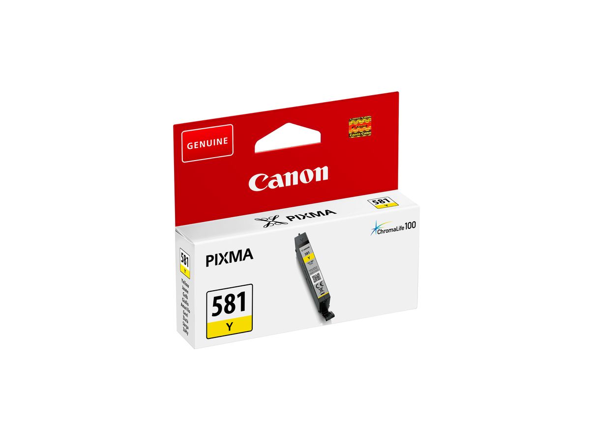 CANON Tintenpatrone yellow CLI-581Y Pixma TS6150/TS8150 5.6ml (4549292087116)