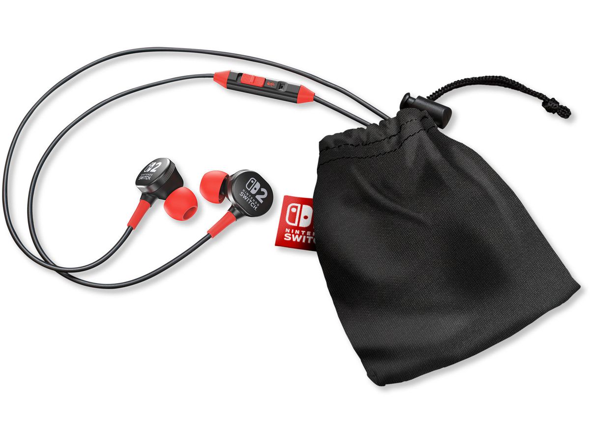 POWER A Wired Earbuds NSHS0531-01 NSW2, Black (0617885154317)