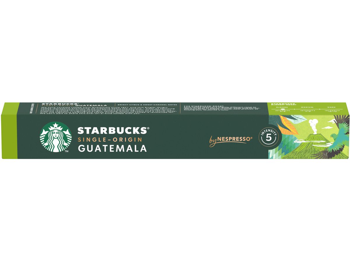 STARBUCKS Kaffeekapseln 10 Stk. 6221219 Single Origin Guatemala (7613287855640)