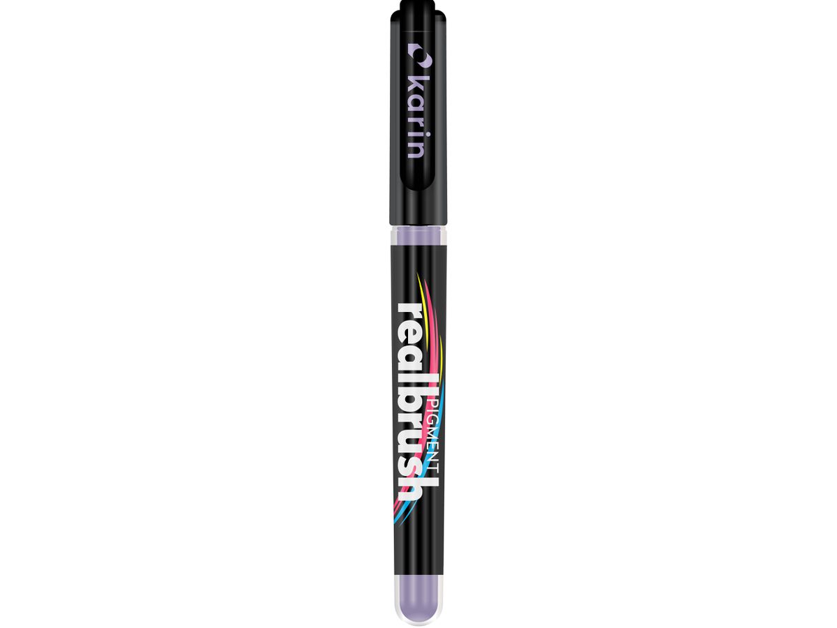 KARIN Real Brush Pen 0.4mm 33Z2635 Pigment, pastel violet (5904446032050)