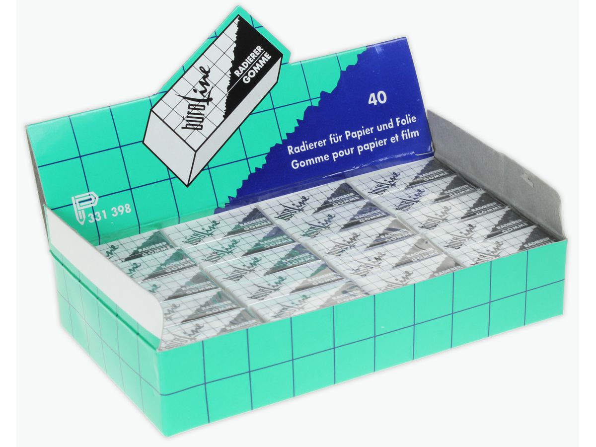 BÜROLINE Gomme à effac. 331398 32x15x10mm (7612532012340)