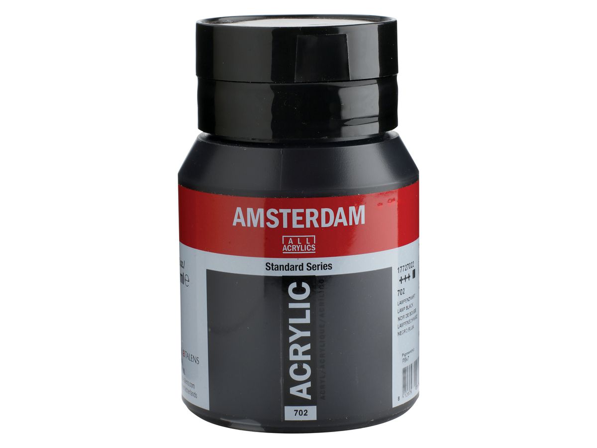 AMSTERDAM Acrylfarbe 500ml 17727022 lampenschwarz 702 (8712079281786)