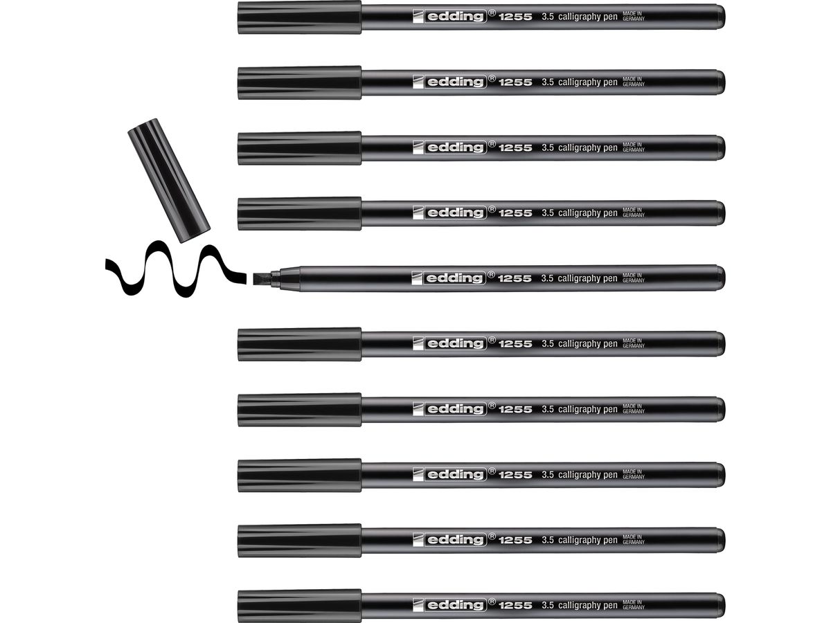 EDDING Calligraphy 1255 3,5mm 1255-1-3.5 schwarz (4004764926404)
