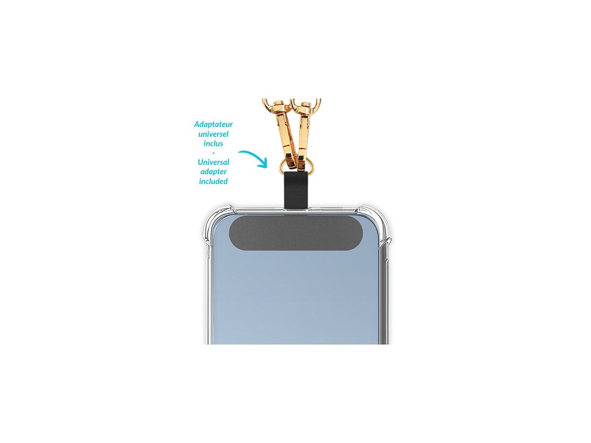 ZANAÉ Phone Necklace Caramel 18321 Cosy Capuccino caramel (3663838183214)