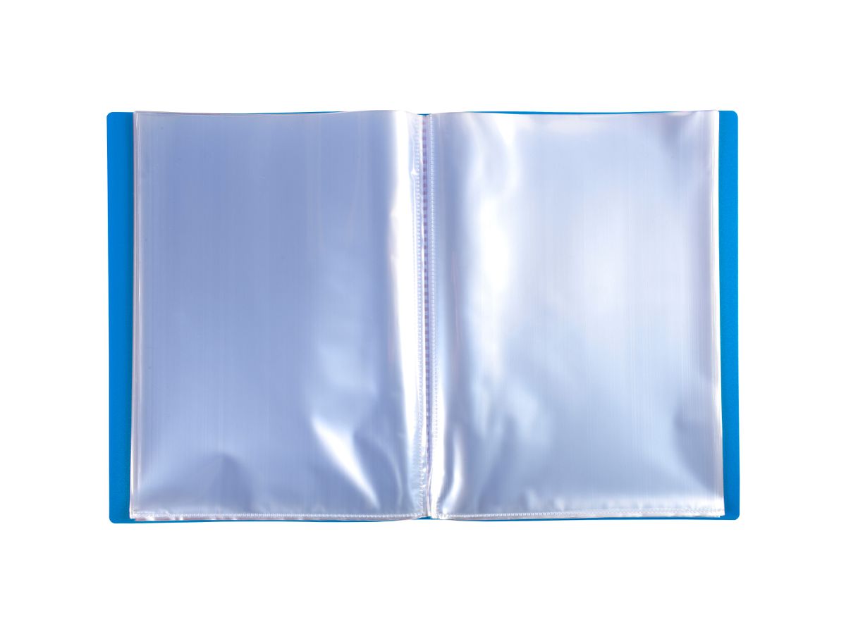 EXACOMPTA Sichtbuch A4 8557E blau 50 Taschen (3130630085577)