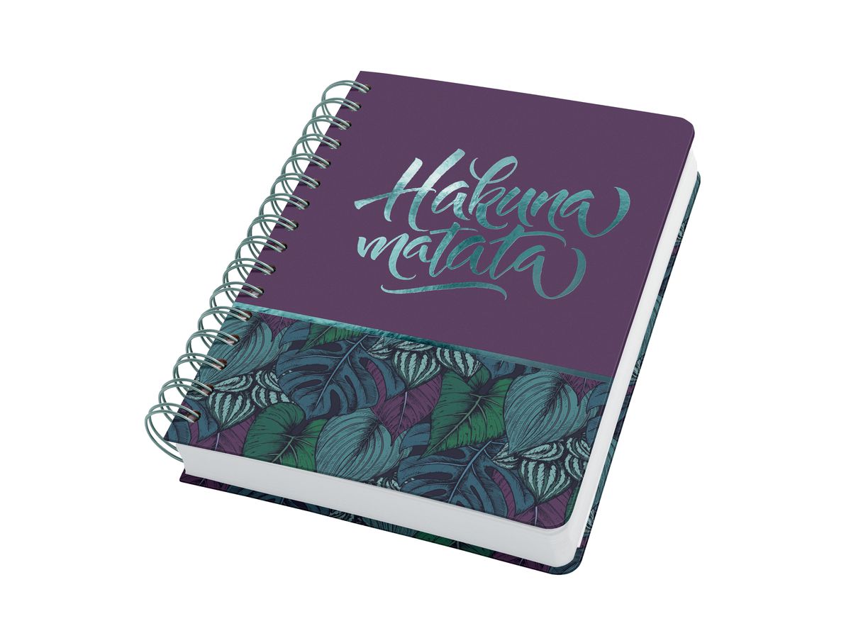 JOLIE Carnet à spirales A5 JN613 Jungle Dreams, dots 240 pages (4004360792205)