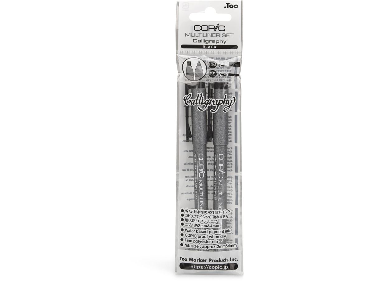 COPIC Multiliner 2207519 Calligraphy Set, 2 Stück (4511338055175)
