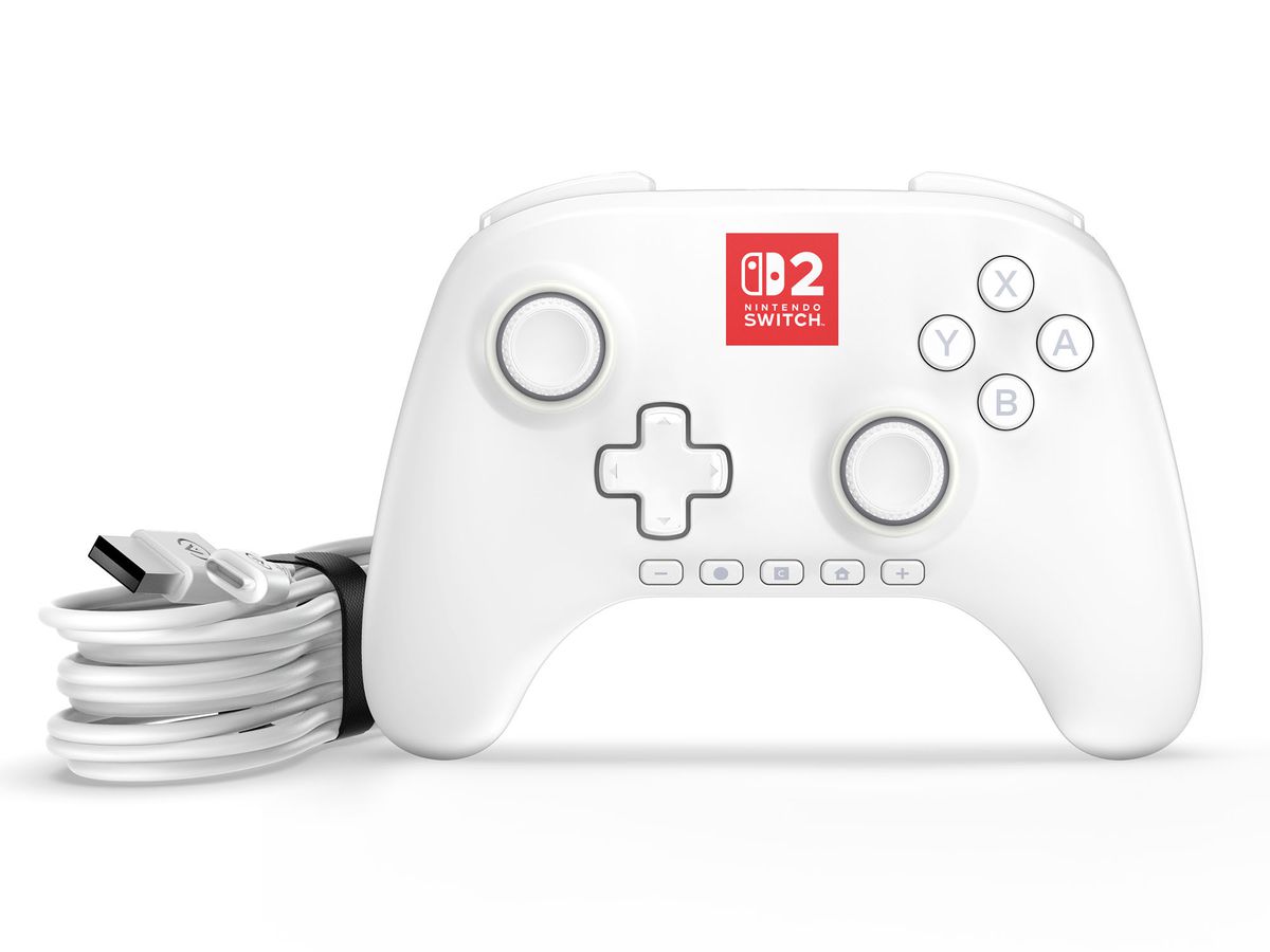 POWER A Advantage Wired Controller NSGP0524-01 NSW2, Lumectra White (0617885152917)