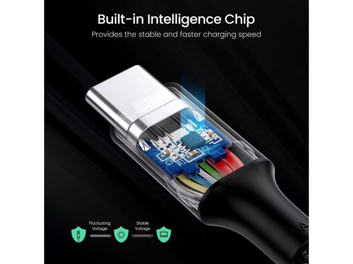 UGREEN Fast Chargingcable 70429 USB-C to C PD 100W, 2m (6957303874293)