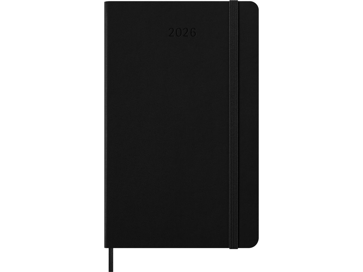 MOLESKINE Agenda Classic Large 2026 DHB12WH3Y26 1W/2S schwarz HC 13x21cm (8056999275273)