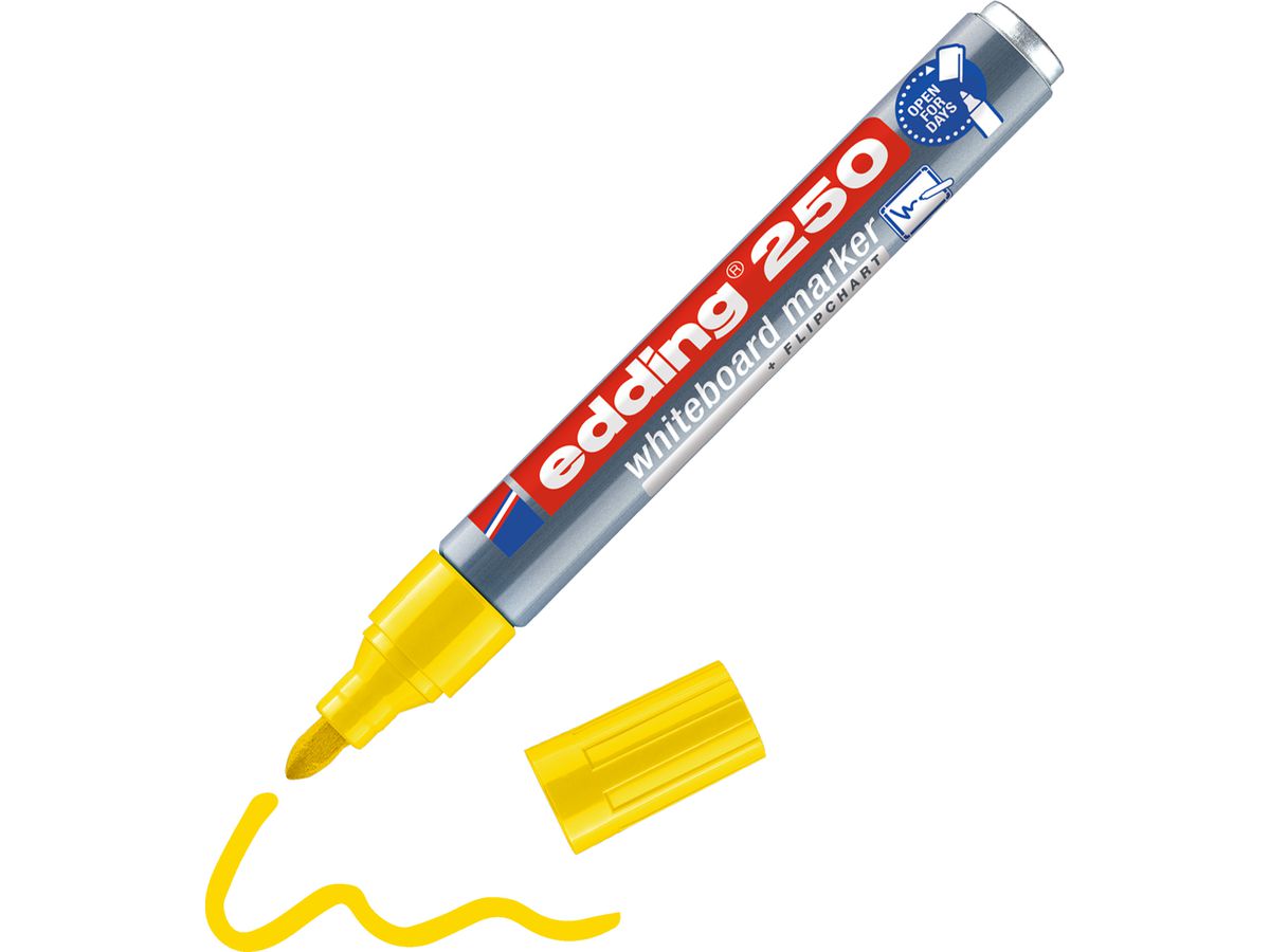 EDDING Whiteboard Marker 250 1.5-3mm 250-5 jaune (4004764012954)