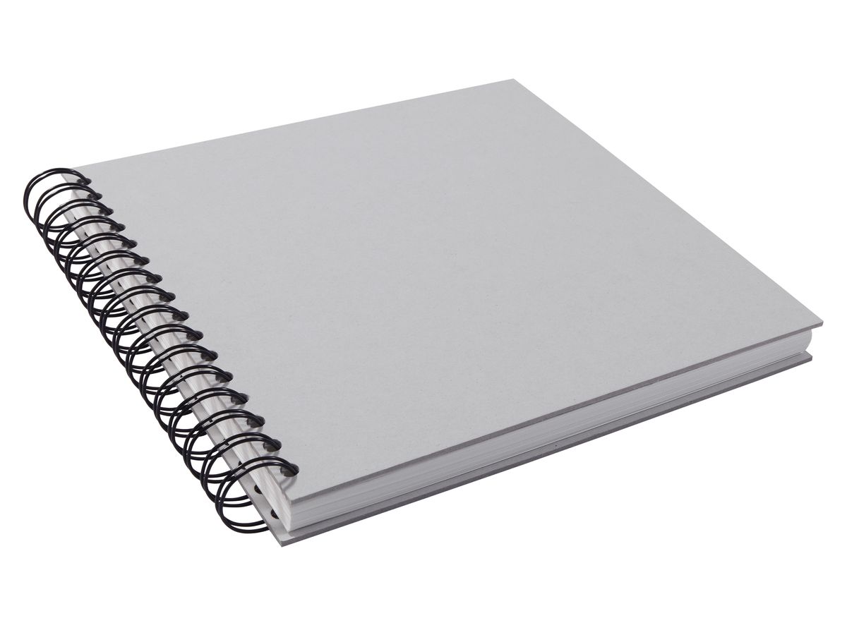 NEUTRAL Livre à croquis 21X21cm 150312 130g, gris 110 feuilles (4260040320971)