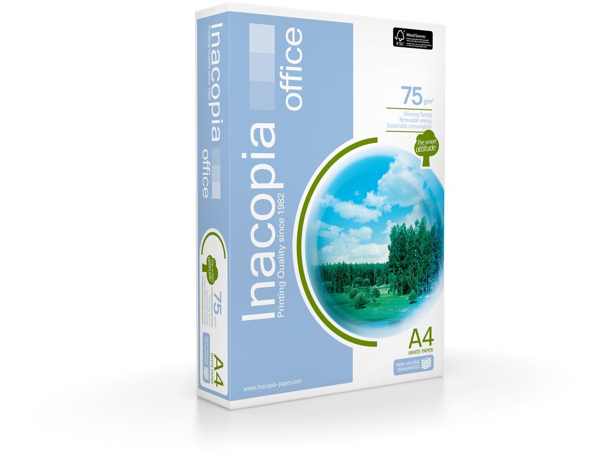 INACOPIA OFFICE Kopierpapier FSC A4 88217706 75g, 500 Blatt (5602007614713)