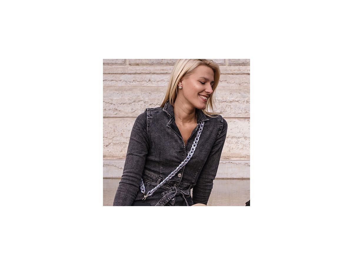 ZANAÉ Phone Necklace Turtle 17441 Mineral Winter grey (3663838174410)