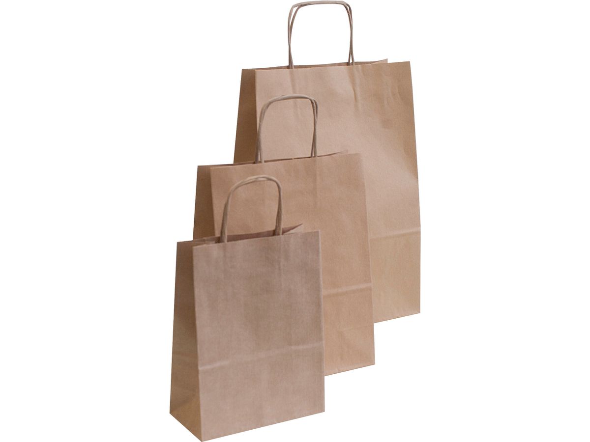 NEUTRAL Tragtaschen Allegra natur SDS16-AVN Kraft,110g, 16x8x21cm 25 Stk. (8006715291056)