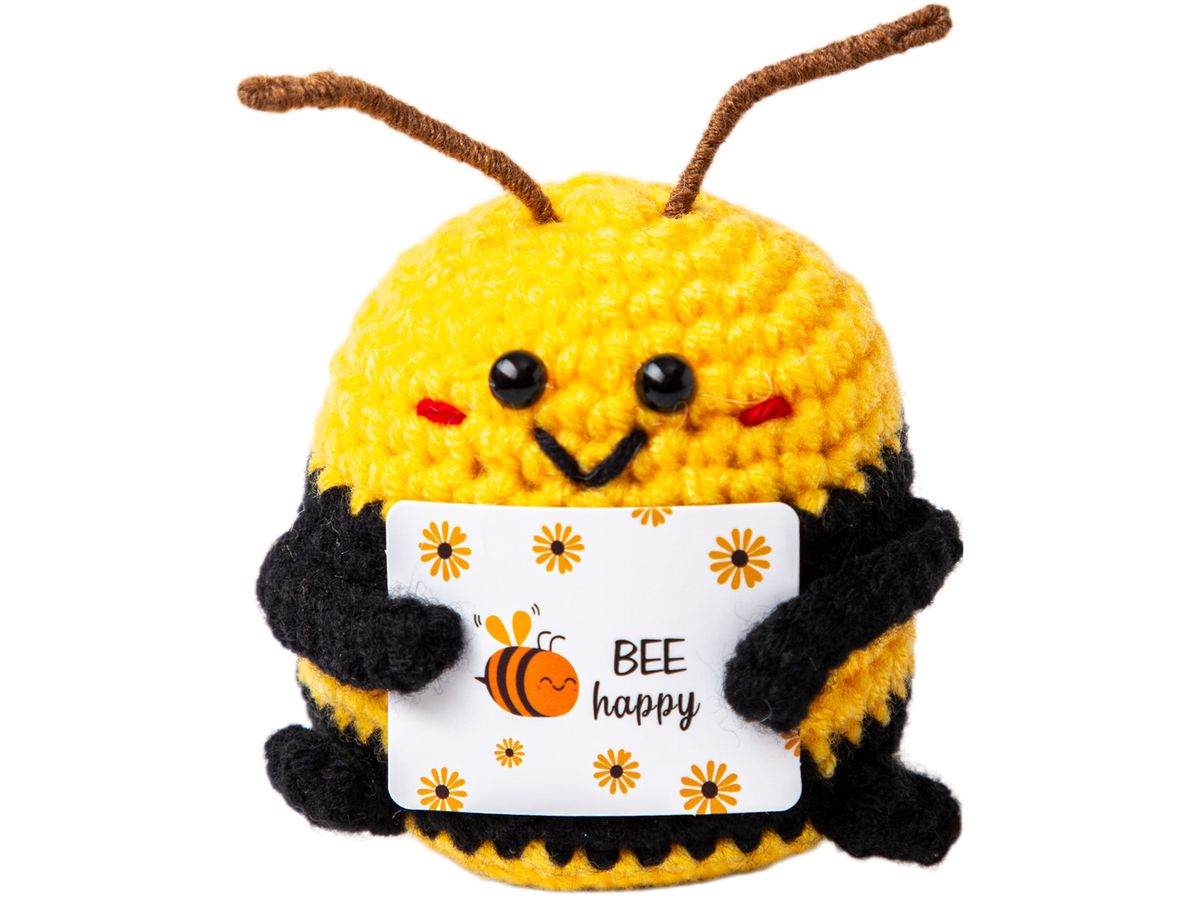 I AM CREATIVE Positive Biene 7cm 1000-1552 gelb (7611983266395)