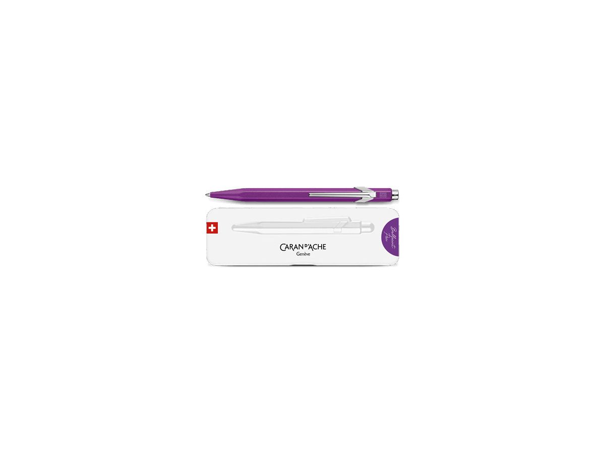 CARAN D'ACHE Kugelschreiber 849 Colormat-X 849.605 violet, Slimpack (7630002352048)