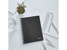 LEITZ Collegeblock WOW PP A5 4641-00-95 schwarz kariert (4002432121427)
