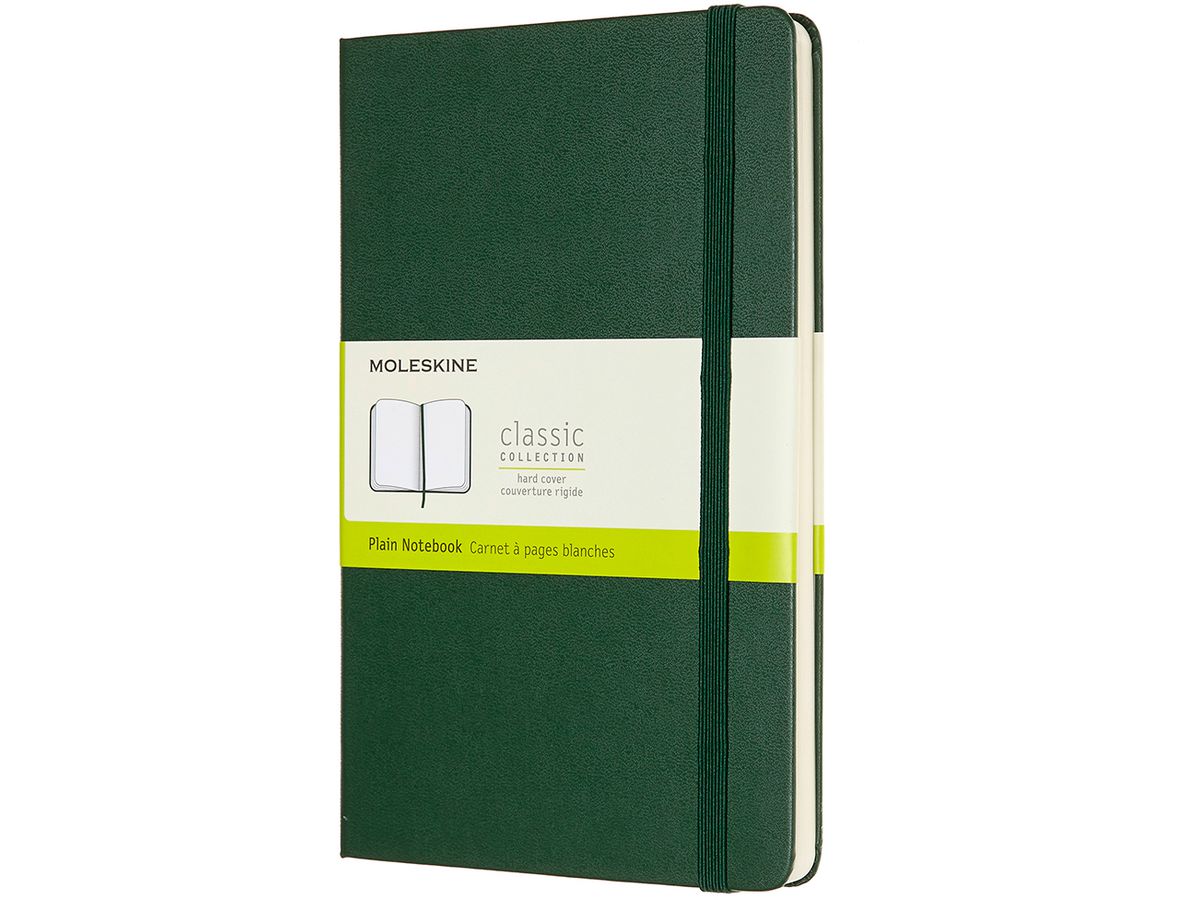 MOLESKINE Taccuino HC L/A5 629070 in bianco, verde, 240 pagine (8058647629070)