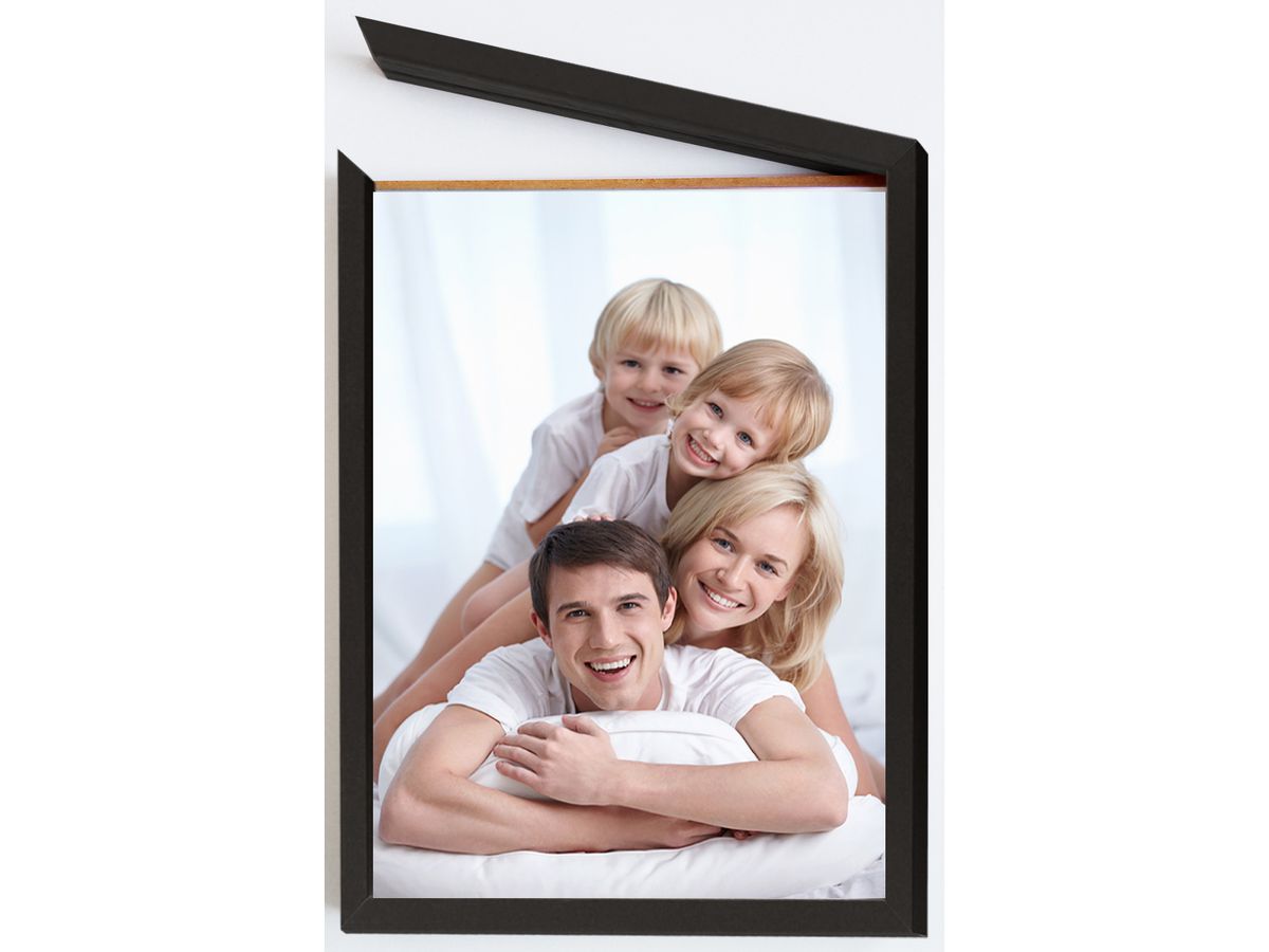 DEBEX Cadre interchangeable 15x21cm H8401V150210 Bois, magnétique noir (7611195105826)