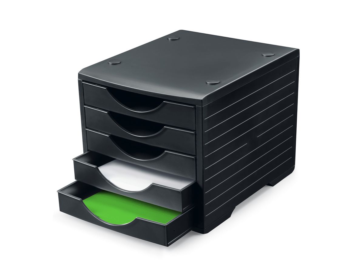 STYRO Module classe. styrogreenbox 275-8420.991 noir/noir 5 compartiments (7612176072977)