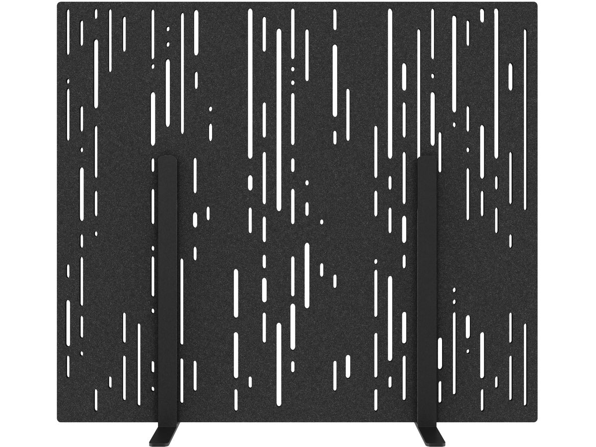 SUONO Trennwand M 160x140x2.4cm 1311.M24.2602 STAND, schwarz (7640439764277)