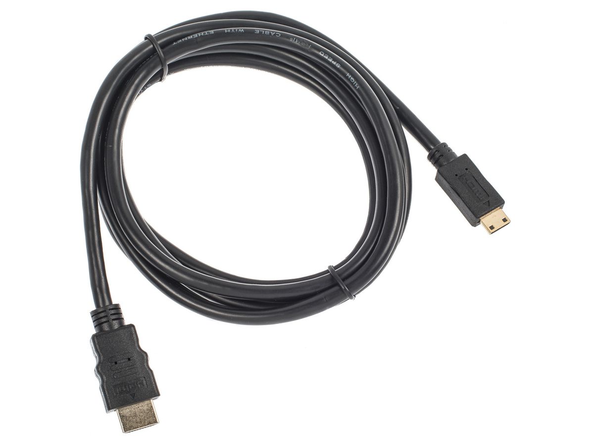 LINK2GO HDMI - HDMI Mini Cable HD4013KBB male/male, 2.0m (7613058028709)