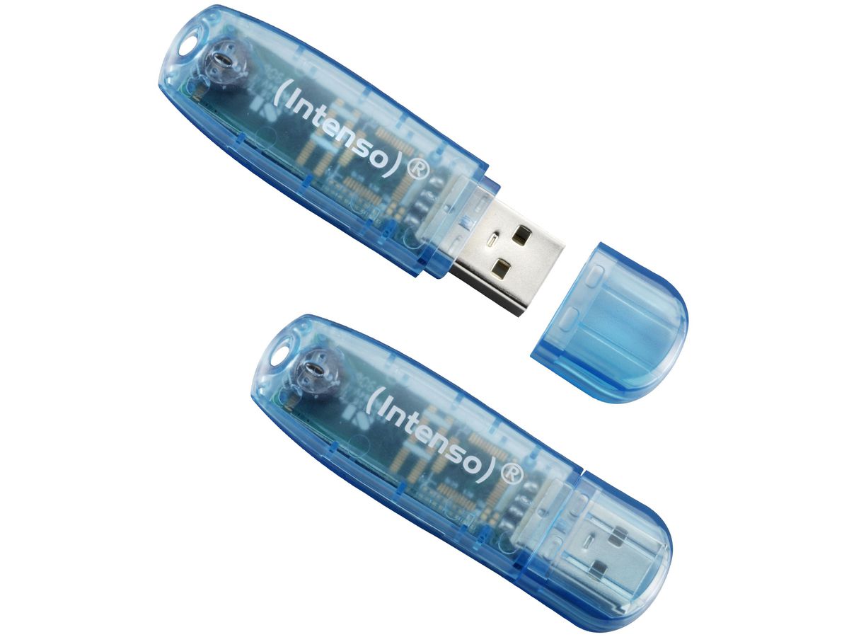 INTENSO USB-Stick Rainbow Line 4GB 3502450 USB 2.0 blue (4034303008513)