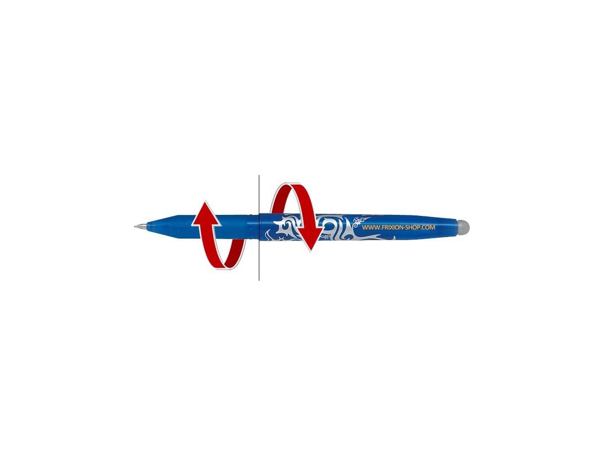 PILOT Mine FriXion Refill BLS-FR7-L-S3 blau, 3er Set (4902505356070)