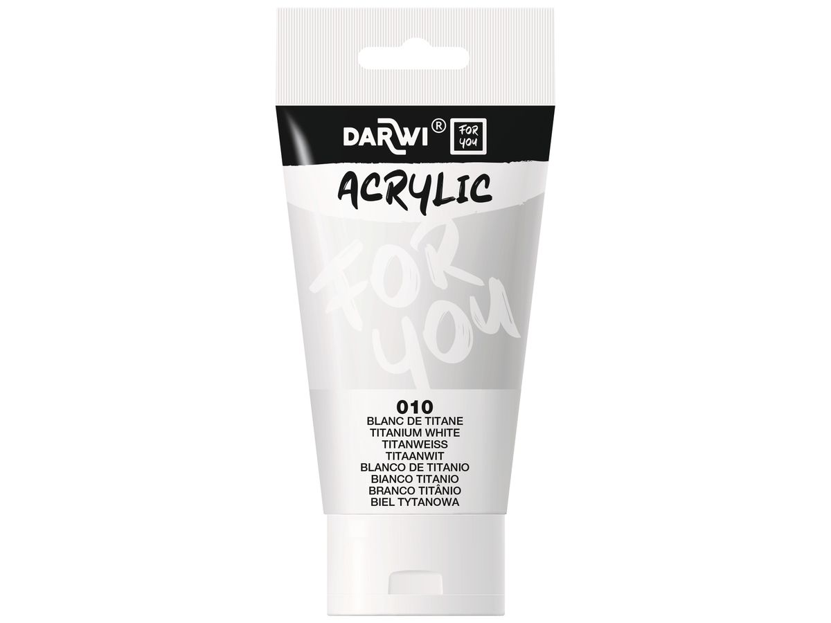 DARWI Acrylfarbe 75ml DF5150075010C Titanweiss (5411711463445)