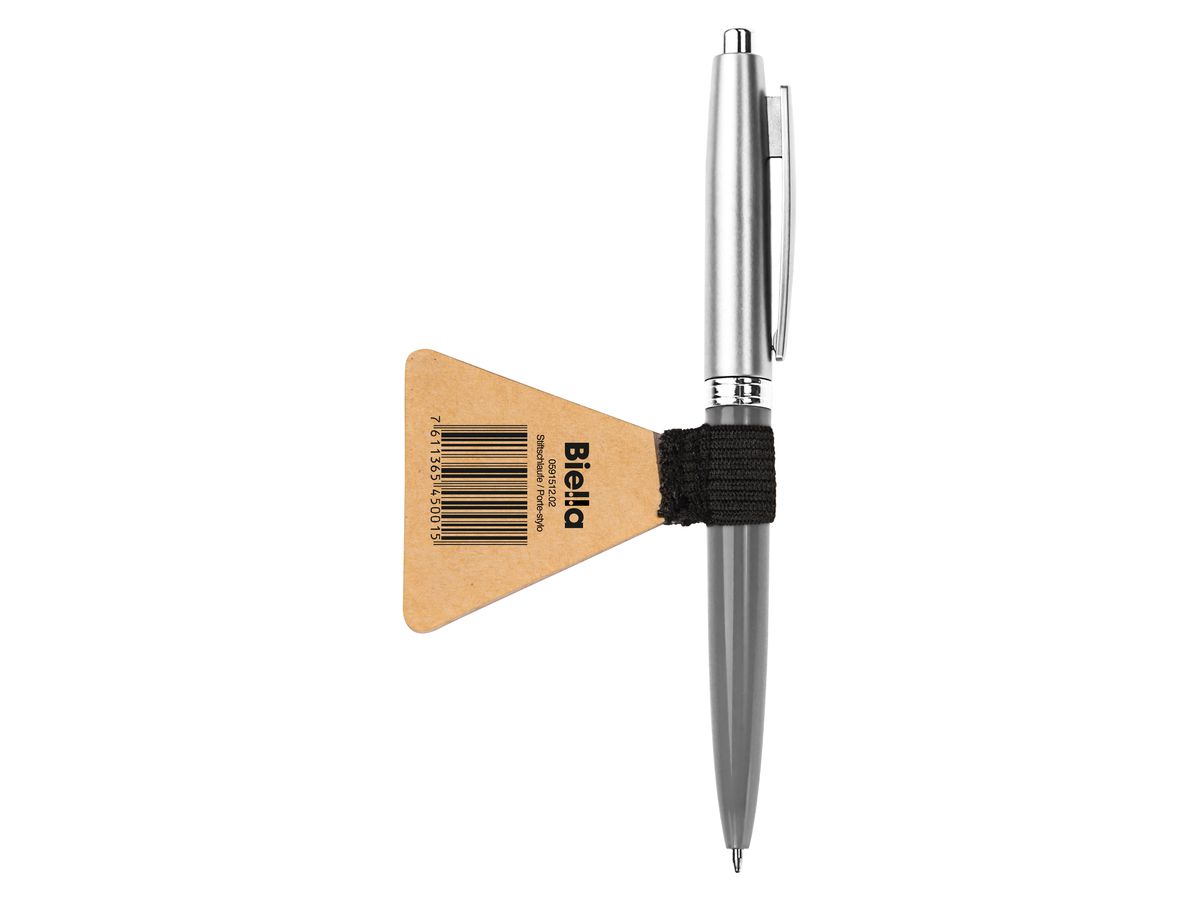 BIELLA Stiftschlaufe 15x12mm 59151202U schwarz selbstklebend (7611365450015)