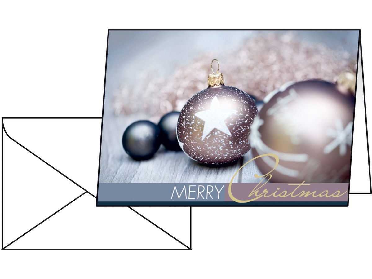 SIGEL Weihnachtskarten DS024/W Exquisite 25 Stück (4004360843655)