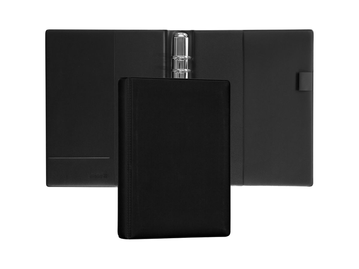 SUCCES Agenda A5 Ringbuch 84716602U Kunststoff schwarz 18.5x23.6cm (7611365280513)