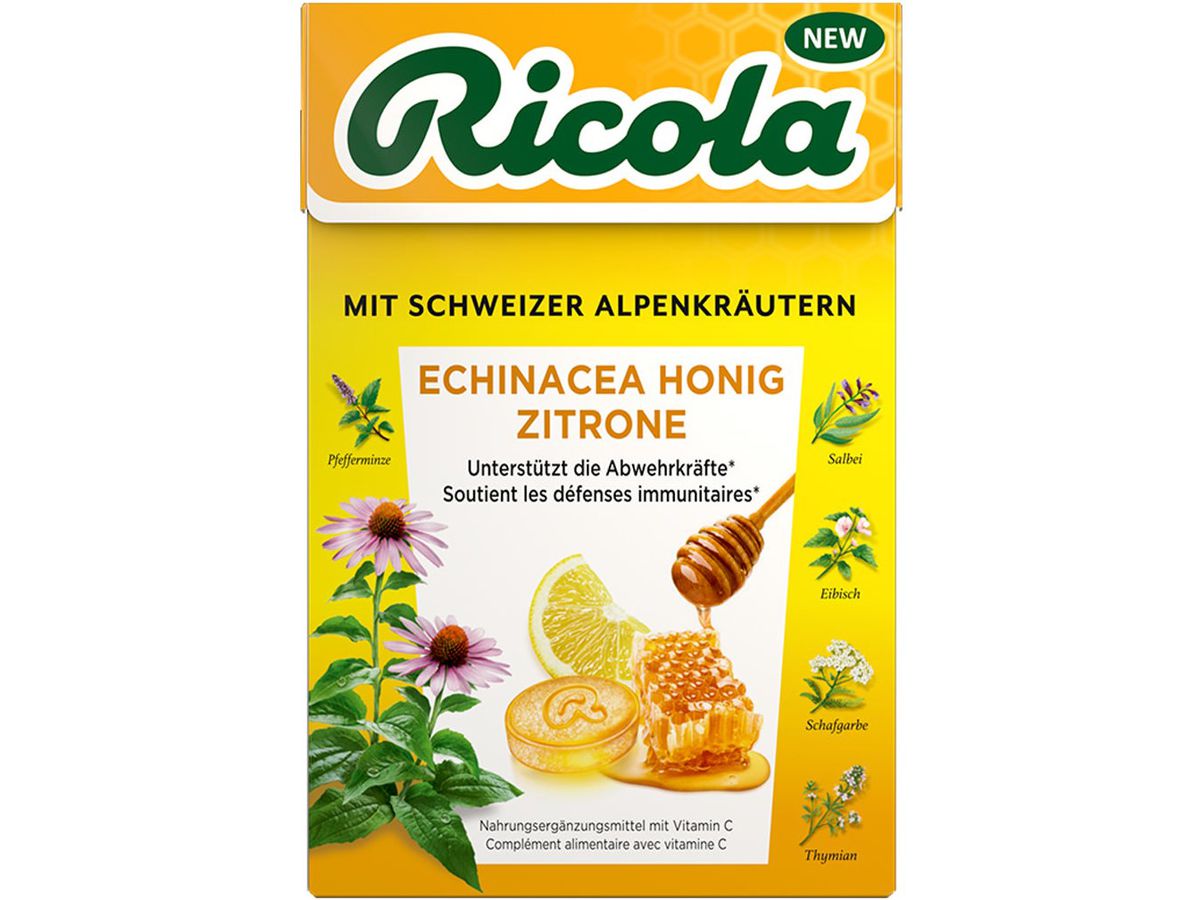 RICOLA Echinacea miele limone 7392 1x50g (7610700016244)