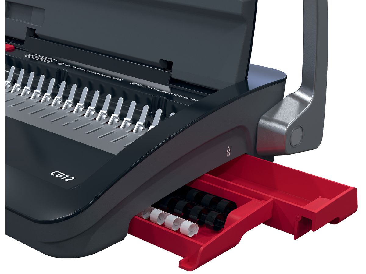 GBC Plastikbindegerät CombBind A4 4410060 CB12, 165 Seiten (5028252644457)