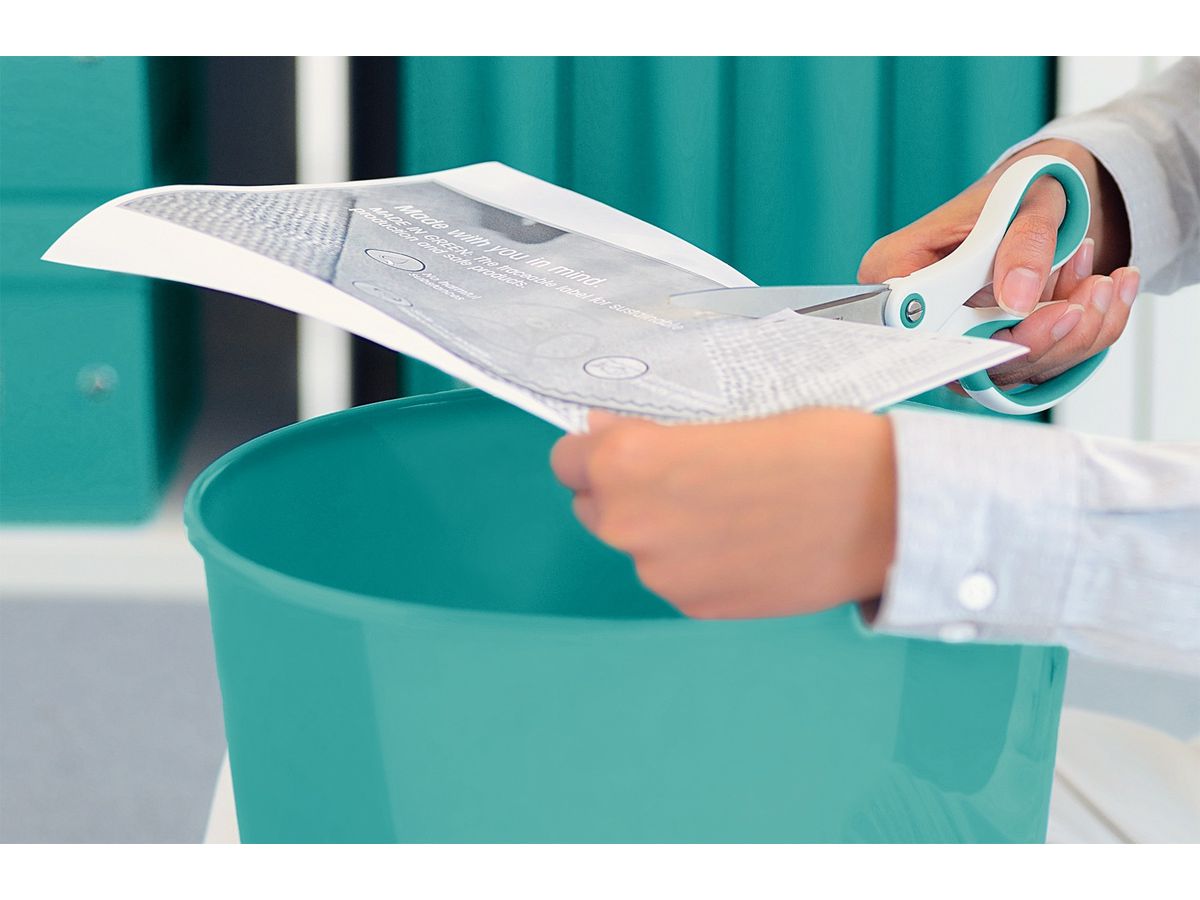 LEITZ Titan Schere WOW 53192051 weiss/eisblau 20.5cm (4002432103201)