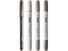 COPIC Marker Ciao Shade Set 22075420 Dark Warm Gray 4 pièces (4013695268019)