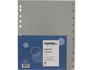 NOVOOO Répertoires PP A4+ 40960 gris 1-10 (9010729032078)