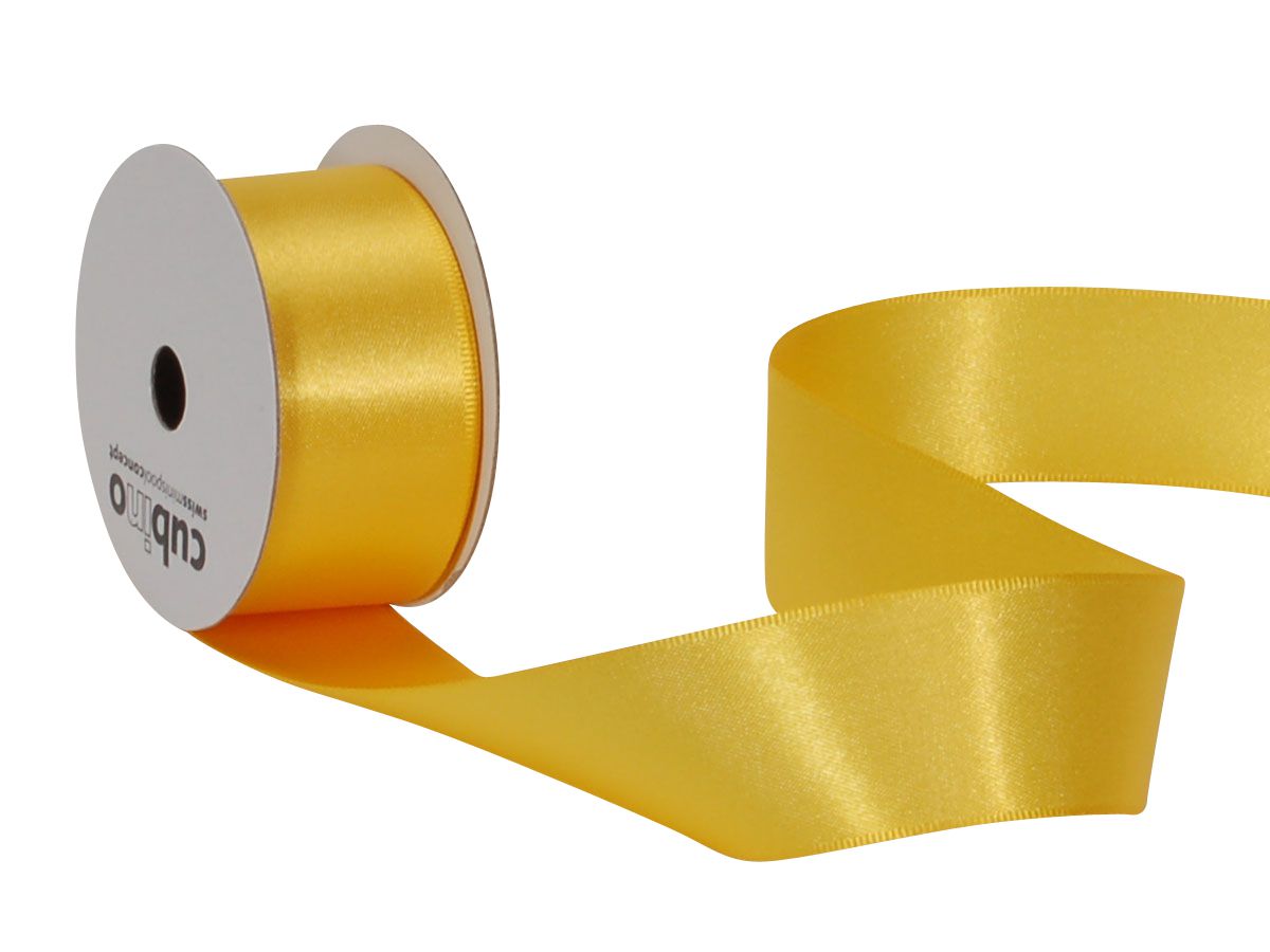 SPYK Bande au satin Cubino 2082.2564 25mmx4m jaune (7611475156982)